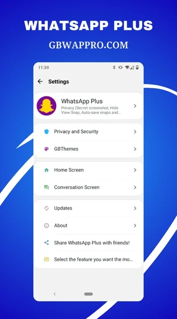 ScreenShots of WhatsApp Plus4