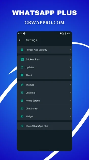 ScreenShots of WhatsApp Plus5