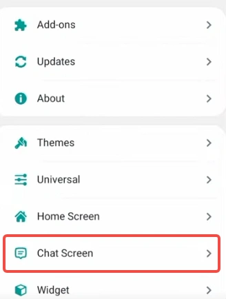 chat screen 